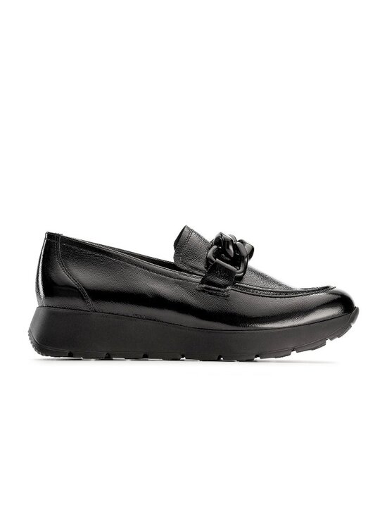 Paul Green Shoes - $480 PAUL GREEN Cleo Loafer SHOES  BLACK CRINKLED PATENT 9 US (A6)